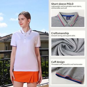 Polo pour hommes personnalisé avec logo de marque, tricoté de haute qualité, à manches courtes, nouveau style, anti-plis, pour le golf, promotionnel - Product Image 4