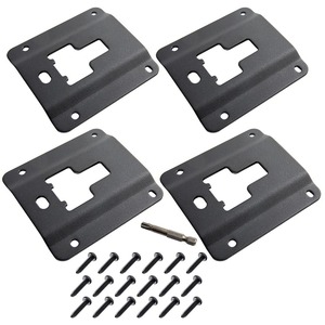 Kit de plaque de montage en aluminium pour camion, ensemble de 4 pièces avec vis pour Ford F-150 2015-2021 - Product Image 1