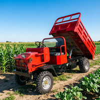 Camion benne agricole tout-terrain 4x4 multifonctionnel 1500 kg pour forêts et pentes, terrains boueux et souple