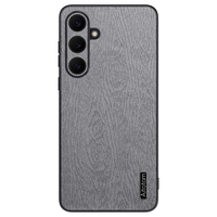 Étui en cuir PU Grain d'arbre pour Samsung Galaxy S25 FE Edge S24 Plus S23 Ultra A56 A36 A26 A16 A06 A05 A05S A15 couverture de peau arrière