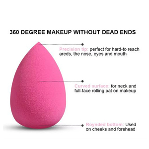 Juego de Esponjas de Maquillaje Cosméticas Pequeñas, Multicolores, Sin Látex, para Uso en Seco y Húmedo, Mini Esponjas de Belleza para Base de Maquillaje, Venta al Por Mayor - Product Image 4
