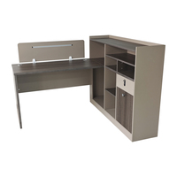 Bureau de travail exécutif convertible au design moderne de luxe avec PC Caractéristiques modulaires en bois pour le bureau du personnel