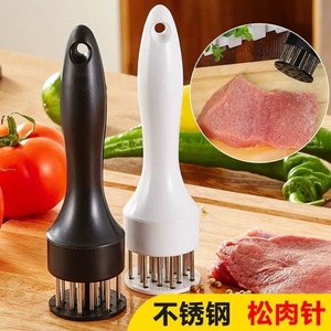 Meat Tenderizer Stainless Steel With Pp Handle For Steak Pork Chop Marinating Kitchen Tool - Product Image 5