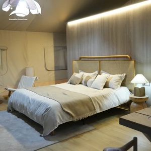 Outdoor Waterproof Luxury Hotel <b>Tent</b> Lodge Resort Sustainable PVDF Glamping House Outdoor Luxury Glamping <b>Tent</b> M - Product Image 1