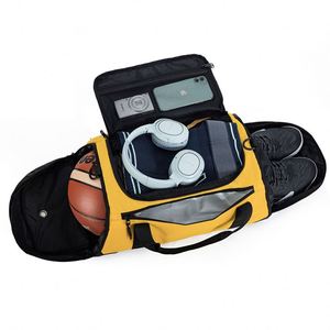 Sports Fitness Polyester Basketball <b>Duffel</b> <b>Bag</b> Large Capacity Multifunctional Waterproof Dry/Wet Separation Training <b>Bag</b> - Product Image 2