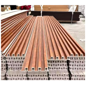 Panneaux muraux en WPC imperméables et gaufrés modernes de 168 mm * 20 mm avec installation facile pour la décoration de hôtels et de villas - Product Image 5