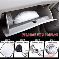 Pare-soleil de voiture de pare-brise avant pliable personnalisé pour les rayons UV et la protection contre la chaleur du soleil pare-soleil de voiture