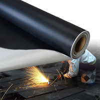Tissu ignifuge en silicone pour rideaux de bouclier thermique Tissu en fibre de verre enduit de silicone pour les zones de chaleur élevée en usine