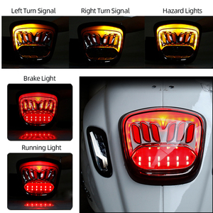 Conjunto de Luz Trasera LED para Vespa Sprint Primavera 150, Lámpara de Freno e Intermitente - Product Image 5