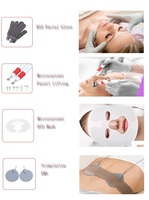 Appareil de tonification faciale à micro-courant 4 en 1 Gants bio magiques Machine anti-âge à micro-courant