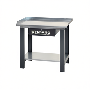 Fasano Tools Metal Workbench With Drawer And Shelf 36x24 Inches Industrial Workshop <b>Table</b> - Product Image 2