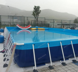 <span class=keywords><strong>Piscine</strong></span> commerciale Portable suspendue sur le sol, cadre métallique, avec échelles, <span class=keywords><strong>pour</strong></span> les <span class=keywords><strong>jeux</strong></span> d'eau - Product Image 6
