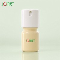 Bouteille de lotion PET jaune clair 40ml/100ml prête à être expédiée pour crème visage, emballage de soins de la peau, durable pour les marques de beauté