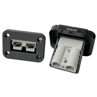 Connecteur de batterie à montage sur panneau 50A 120A 175A, prise en cuivre plaqué argent 600V, mâle/femelle, IP54 CE pour système d'alimentation solaire ESS
