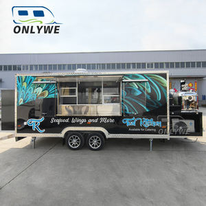 La Chine extérieur rue café mobile crème glacée fast food kiosque de vente <span class=keywords><strong>remorque</strong></span> restaurant mobile camion alimentaire magasin d'alimentation à vendre aux États-Unis - Product Image 5