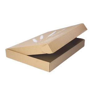 Custom Eco Brown Kraft Paper Corrugated Cardboard Packaging Flat Tuck Lock Shipping Mailer Box