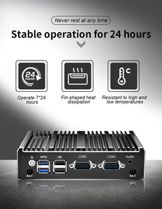 Công nghiệp không quạt Mini PC Quad Core Intel Celeron J1900 2lan tường lửa 2com RS485 RS232 pfsense opnsense VMware esxi 8GB <span class=keywords><strong>RAM</strong></span> - Product Image 5