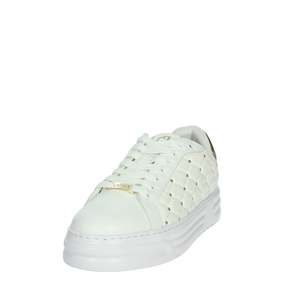 Baskets blanches matelassées Liu-Jo CLEO 12 pour femme avec accents dorés – Chaussures en toile tendance - Product Image 6