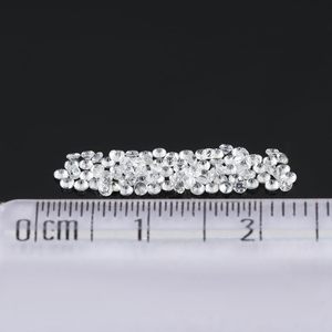 Pierre précieuse en zircon blanc naturel Yashee, 1,30 mm, taille brillant ronde, pierres lâches pour la fabrication de bijoux - Product Image 4