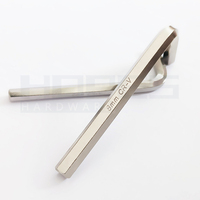 Clé Allen hexagonale en acier chromé Cr-V de type L, grande taille 12 14 16 17 18 19 20 21 22 24 27 30 32 34 36 38 40 42 mm