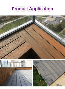 Plancher extérieur coloré de Decking de WPC plusieurs couleurs disponibles - Product Image 5