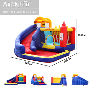 Castillo Inflable Comercial Usado para Niños, Castillo Hinchable Grande y Económico con Tobogán en Venta - Product Image 5