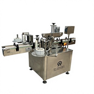 Machine d'étiquetage automatique pour bouteilles rondes, électrique, avec commande PLC par écran tactile, pour l'industrie agroalimentaire - Product Image 4