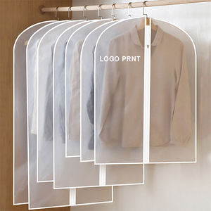 कस्टम लोगो ने कपड़े पहने कपड़े सूट धूल कवर ब्राइडल शादी की पोशाक उपहार बैग वाटरप्रूफ कपड़े भंडारण पेवा लटका परिधान बैग - Product Image 1