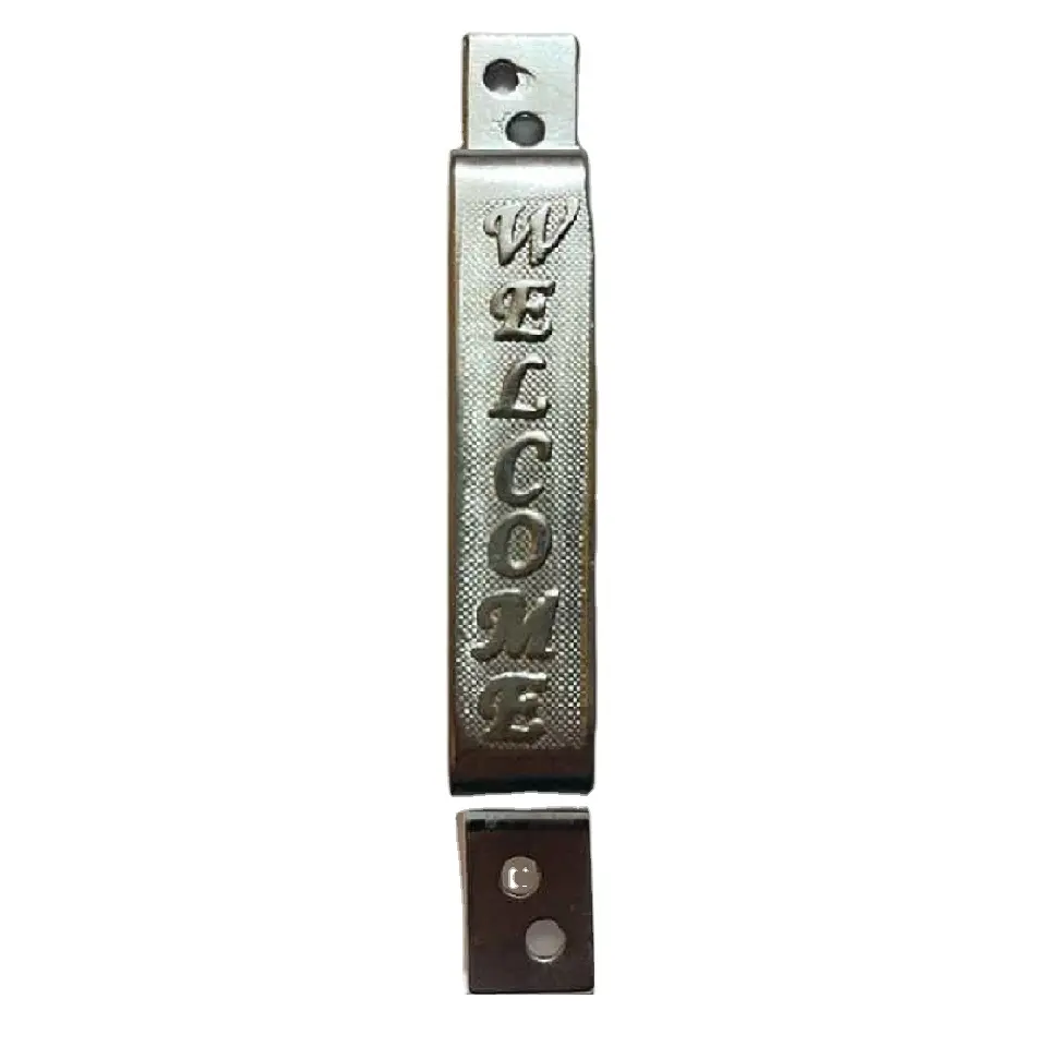 All types of Door Handle chrome finishing iron material door fitting 4" TO 6" inch custom design doors