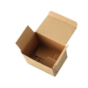 Hediyeler için Logo ambalaj ile özelleştirilmiş nakliye kutuları posta gönderim kutusu kartonları giyim dayanıklı karton Kraft kağit kutu - Product Image 5