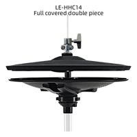 Cymbale électronique double (2 zones) Lemon 14 pouces en 2 parties - HHC14 LE-HHC14 Lemon Drum LE-HHC14