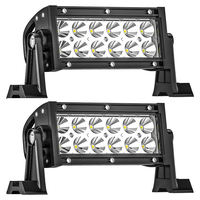 Barre lumineuse de travail LED 12V 8 14 20 32 pouces IP67, projecteur LED de conduite et antibrouillard pour 4x4, 4WD, tout-terrain, tracteur, bateau, camion, SUV, VTT
