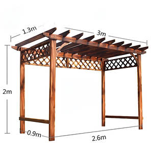 נירוסטה מסדרון מבנה פלדה גן חיצוני נוף מסדרון ביתן יצרן מקורי של אזור מגורים - Product Image 5