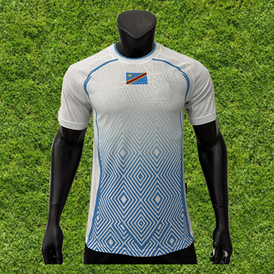 Maillot de football DR Congo 2026 domicile, extérieur, troisième couleur, 3 couleurs, séchage rapide, polyester, vente en gros, tenue de supporter/joueur Coupe d'Afrique - Product Image 4