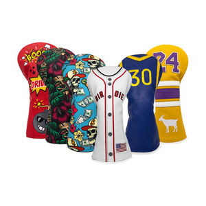 Accessoires de golf personnalisés, bandes élastiques pour protège-têtes de clubs de golf, broderie de logo, protège-têtes pour clubs en bois. - Product Image 2
