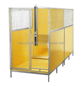 Chenil en verre trempé personnalisé <span class=keywords><strong>pour</strong></span> chiens, chenil extérieur intérieur en acier inoxydable <span class=keywords><strong>pour</strong></span> animaux de compagnie, clinique de toilettage - Product Image 1
