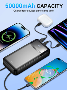 พาวเวอร์แบงค์ HYTO 22.5W ความ<span class=keywords><strong>จ</strong></span>ุ 50000mAh/20000mAh หน้า<span class=keywords><strong>จ</strong></span>อ LED ชาร์<span class=keywords><strong>จ</strong></span>เร็ว พกพาสะ<span class=keywords><strong>ด</strong></span>วก พร้อมสายชาร์<span class=keywords><strong>จ</strong></span>ในตัว - Product Image 3