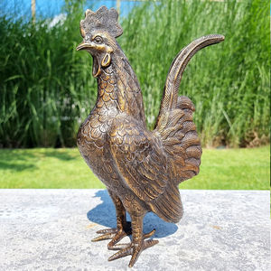 Jardín al aire libre Gran fundido Bronce Negro <span class=keywords><strong>Fernando</strong></span> Portro Bronce Plump Bird Escultura Estatua - Product Image 6