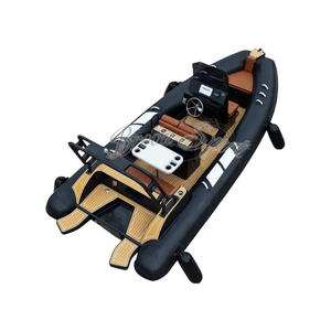 Yacht de luxe de 19 pieds, coque <span class=keywords><strong>semi</strong></span>-<span class=keywords><strong>rigide</strong></span> en aluminium, <span class=keywords><strong>bateau</strong></span> pneumatique Rib580, <span class=keywords><strong>bateau</strong></span> de patrouille à vendre - Product Image 5