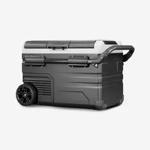 Réfrigérateur portable 50l, 10 l, avec batterie amovible, compresseur de charge solaire, AC/DC 12/24V, pour bateau