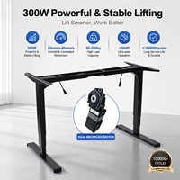 Escritorio Eléctrico de Altura Ajustable con Doble Motor, Mesa Inteligente para Trabajar de Pie o Sentado, Escritorio Elevador para Oficina en Casa, Estructura de Escritorio para Computadora