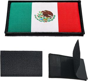 Promotion Sac À Dos Chapeau Gilet <span class=keywords><strong>Veste</strong></span> 2x3 Pouces Crochet Boucle Tactique Mexique Drapeau Broderie Football Patch - Product Image 3