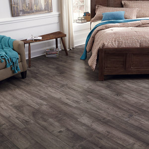 100% Plancher de salle de bain étanche Chêne gris <span class=keywords><strong>Effet</strong></span> bois <span class=keywords><strong>PVC</strong></span> SPC Vinyle LVT Planche de sol <span class=keywords><strong>Carrelage</strong></span> - Product Image 5