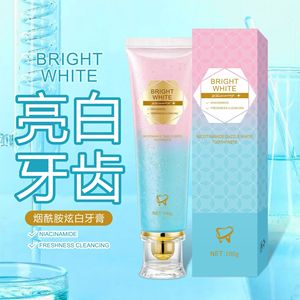 Làm mới đôi màu kem đánh răng 100g làm trắng với nicotinamide lâu dài hơi thở tươi mát - Product Image 3