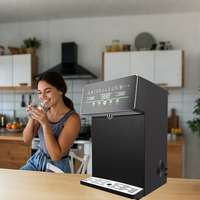 Machine de purification d'eau portable électrique en plastique Vamia, système de filtration alcaline avec traitement UV RO, conteneur mobile pour comptoir