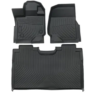 Full Set Position and Special Cars Size floor covering car floor mats For Ford F150 super crew foot mats