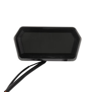 มาตรวัดความเร็วแบบ<span class=keywords><strong>ดิจิตอล</strong></span> LCD สำหรับรถจักรยานยนต์ พร้อมหน้าจอแสดงผล วัดระยะทาง รองรับแรงดันไฟฟ้า 48-96V ตัวเรือนสีดำ สำหรับการดัดแปลงและอัพเกรด - Product Image 2