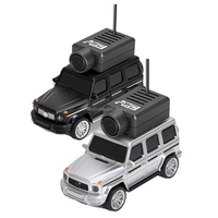 WLtoys 6406 Voiture RC miniature 1/64 avec caméra 2.4G et application, voiture de drift 4x4, voiture espion FPV Wifi 3KM/H avec lumières