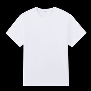 <b>White</b> Unisex 180gsm <b>Tshirts</b> Men Blank Round Neck Custom Logo 100% Heavy Premium Organic Cotton T Shirts Wholesale - Product Image 1
