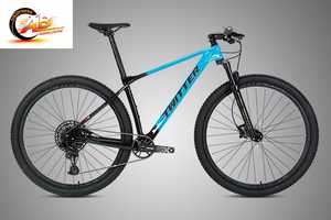 Bicicleta de Montaña Twitter de Fibra de Carbono, 24 Velocidades, 29 Pulgadas, Frenos de Disco Hidráulicos, Asiento Cómodo, <span class=keywords><strong>Pedales</strong></span> Ordinarios para Adultos - Product Image 5